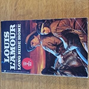 Louis Lamour, Long Ride Home, 1989 Western Novel Paperback